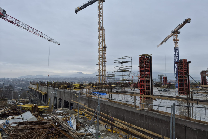  Realizované projekty - zoznam / Výstavba Nemocnice v Prešove - foto